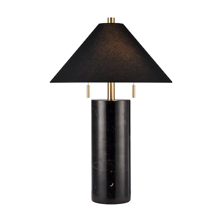 Blythe 26'' High 2-Light Table Lamp, Black